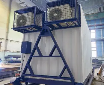 Контейнер связи на салазках для телекоммуникационного оборудования Газпрома – фото 4 из 10