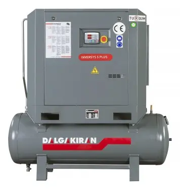 Компрессор винтовой INVERSYS Plus 5-10-250D мощностью 5.5 кВт