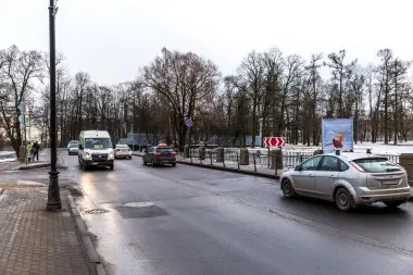  Проезжая часть плотины по ул.Садовой в г.Пушкин и проезжая часть Тверского моста в г.Колпино – фото 13 из 16