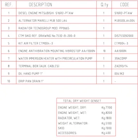  Чертеж высоковольтной ДЭС 10,5 кВ мощностью 2000 кВт – фото 4 из 4