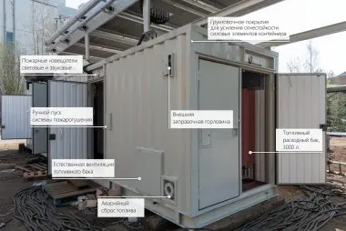 Комплектация контейнеров для дизельных электростанций 1-2 МВт – фото 13 из 20