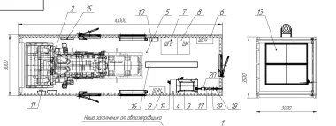 Контейнер в составе электростанции для ФГБУ Главрыбвод в Карелии – фото 10 из 10
