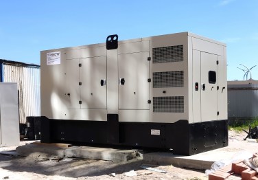 ДЭС в кожухах для ЖК на намыве на Васильевском острове в Петербурге